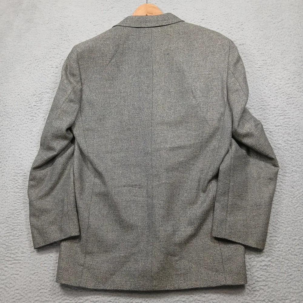 Monsieur by Givenchy Men's 44L Gray Wool Silk Blazer Sport‎ Coat